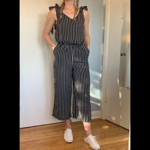 Dex sz Sml striped jumpsuit